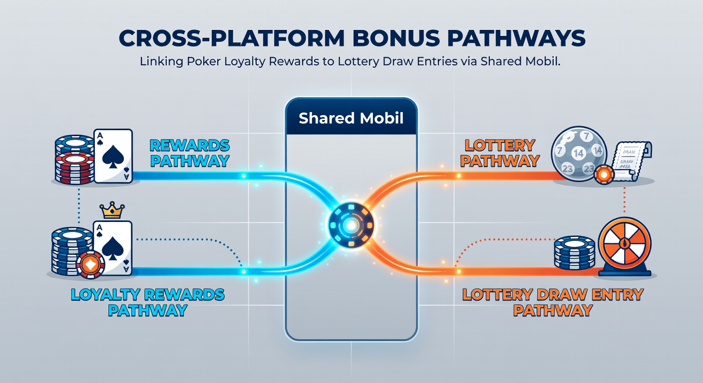 Mobile app screenshot illustrating loyalty points converting into lottery entries within a shared wallet interface